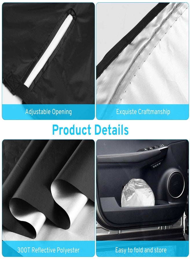 XHRING Windshield Sun Shade Sunshade Compatible with Genesis GV80 2026 2025 2024-2021 Accessories Car Front Window Sun Shield Cover - Image 5
